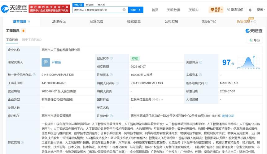 惠州市人工智能发展成立